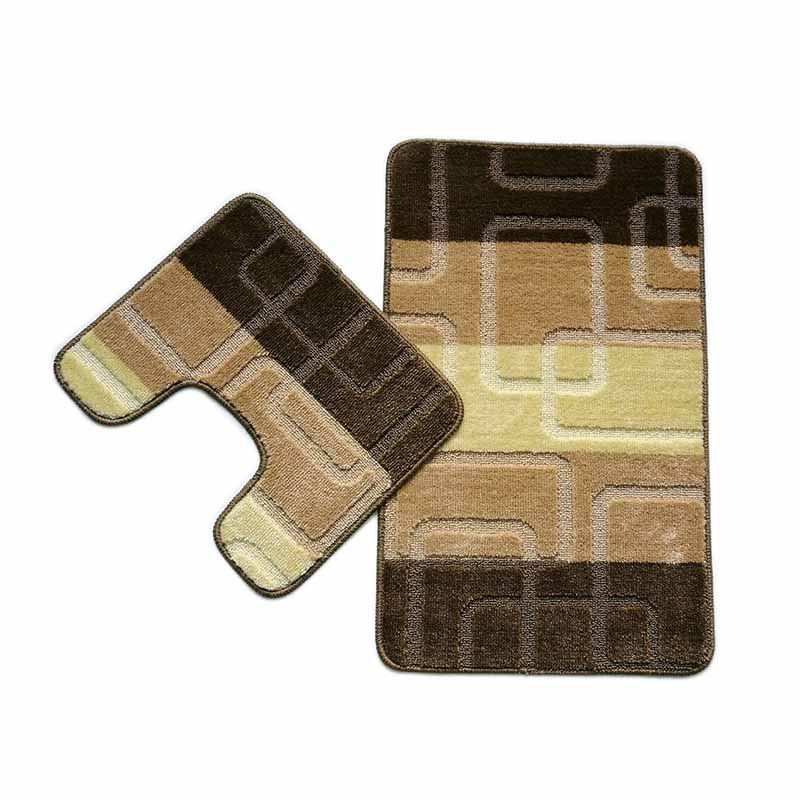 Piece Bathroom Rectangle Shaped Rug Set